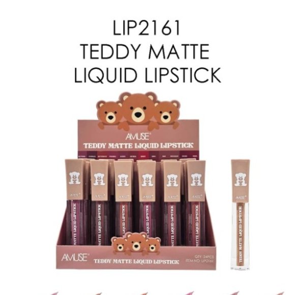 AMUSE - LIP2161 : TEDDY MATTE LIQUID LIPSTICK 2 DZ